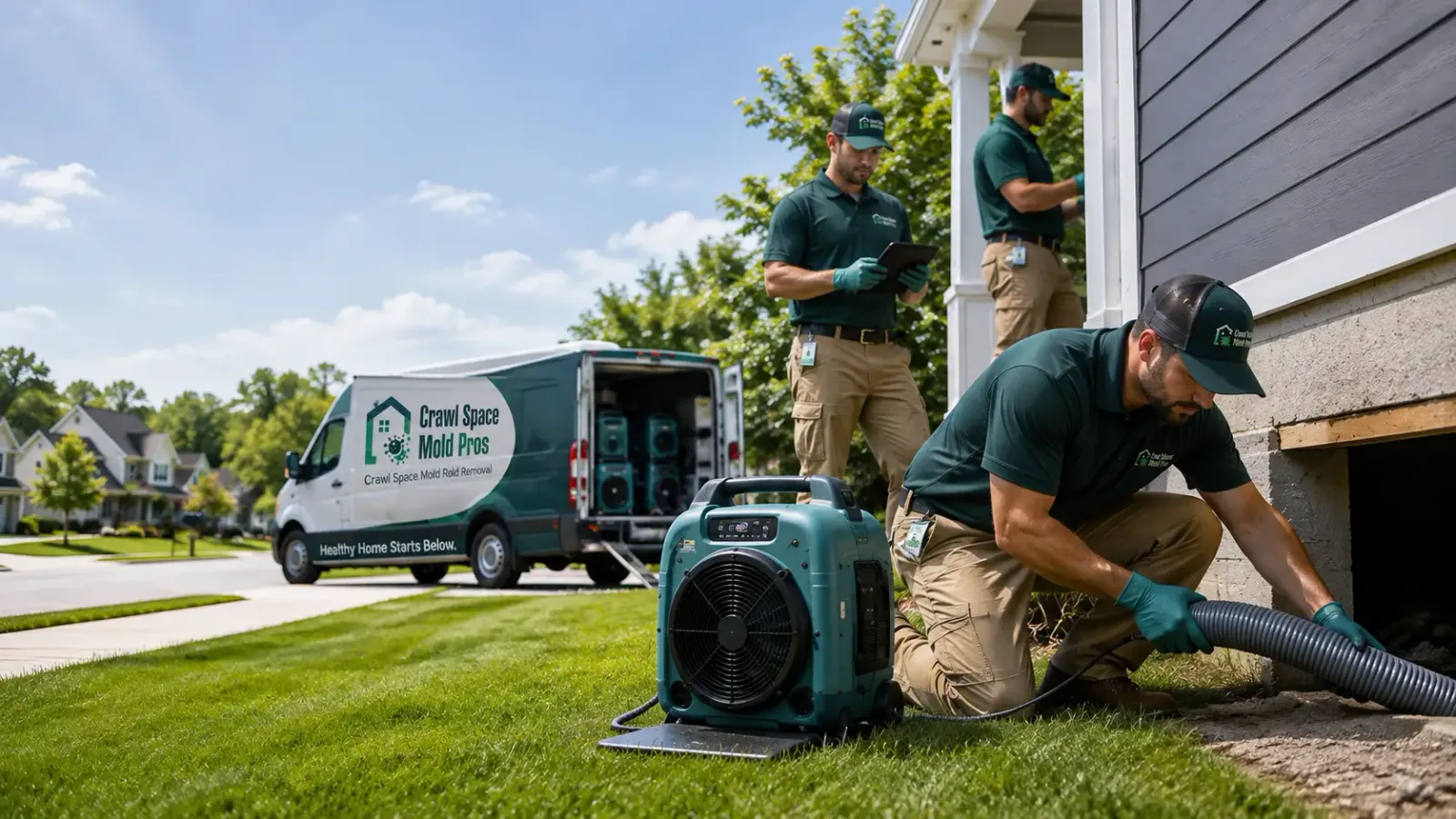 Crawl Space Mold Removal in Salinas, CA